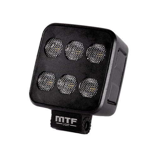 Квадратный прожектор светодиодный MTF Light Maximum Black (6 светодиодов. 12-24V, 4000 lm, 5000K)