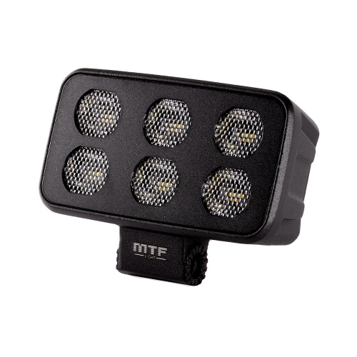Прямоугольный прожектор светодиодный MTF Light Maximum Black (6 светодиодов. 12-24V, 3000 lm, 5000K)
