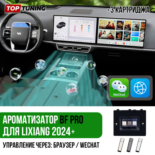 Ароматизатор BF PRO для Lixiang 2024+ (Браузер / Wechat) + 3 картриджа