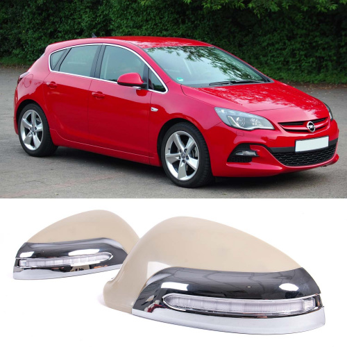 Крышки зеркал с повторителями поворота для Opel Astra J (2009+)