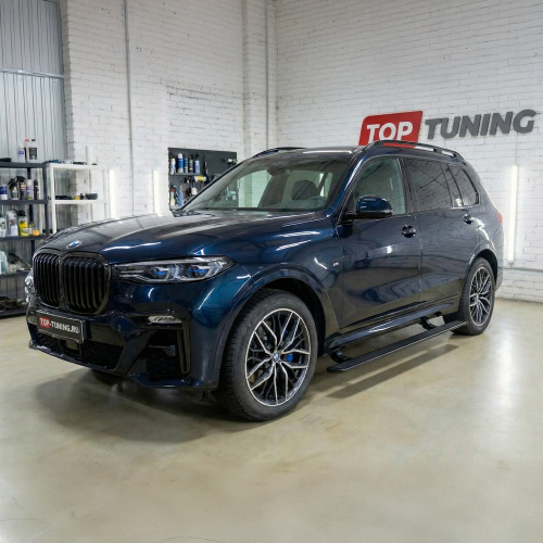 Выдвижные пороги ступени RRS для BMW X7 G07 (2018-2023)