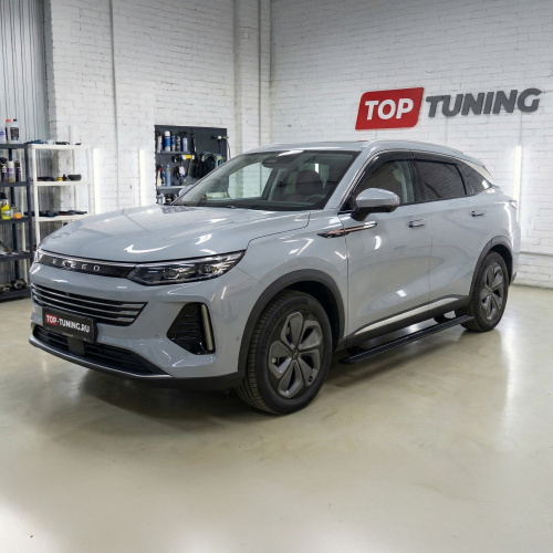 Выдвижные пороги ступени RRS для Exeed RX 2023+