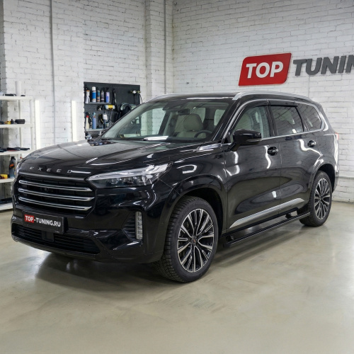 Выдвижные пороги ступени RRS для Exeed VX (2021+)