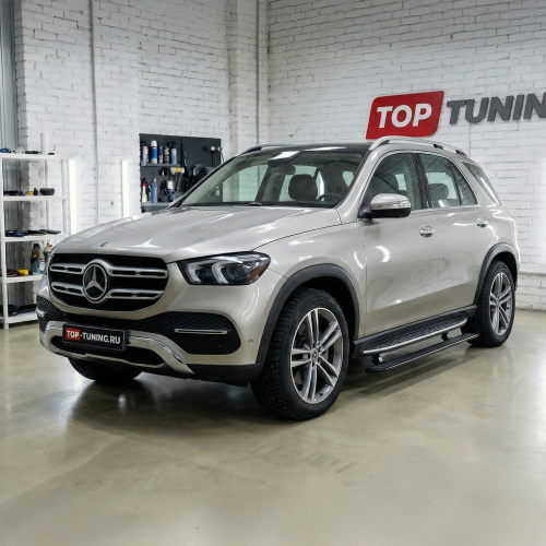 Выдвижные пороги RRS Mercedes-Benz GLE V167 (2018–2023)