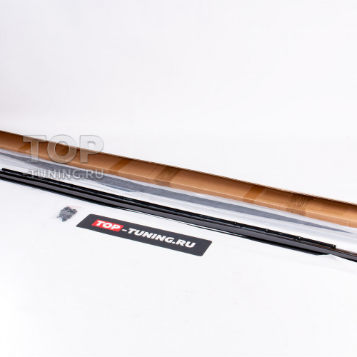 Элероны под М-Sport пороги для BMW 5 G30 / G31 (черные)