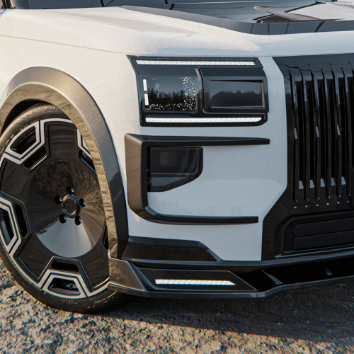 Вставки Renegade в передний бампер ZEEKR 9X