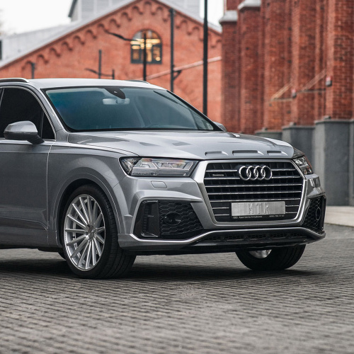 Передний бампер MTR Design (в сборе) для Audi Q7 S-line (2015-2019)