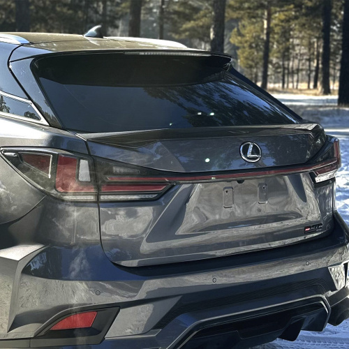 Карбоновый спойлер MTR Design для крышки багажника Lexus RX (2019-2022)