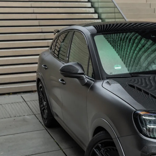 Карбоновые накладки Larte Design на зеркала — тюнинг Porsche Cayenne S Coupe (2023+)