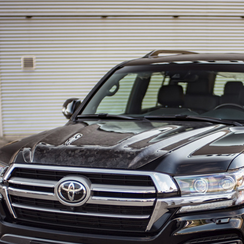 Карбоновая накладка  MTR Design на капот Toyota Land Cruiser 200 (2015-2021. J200)