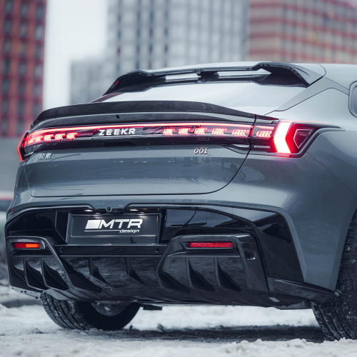Карбоновые диффузоры заднего бампера MTR Design для ZEEKR 001 (2021+)