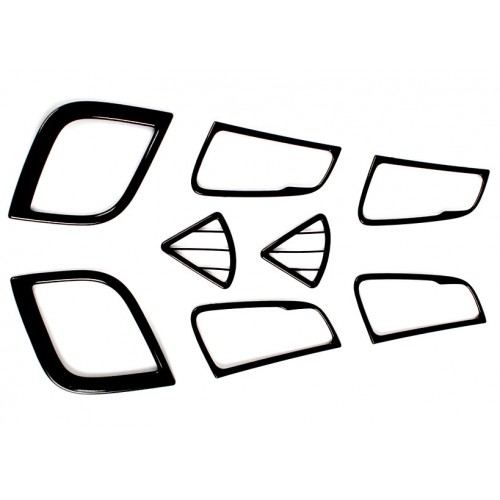 Накладки в салон Safe K-229 Carbon Look на Hyundai Solaris