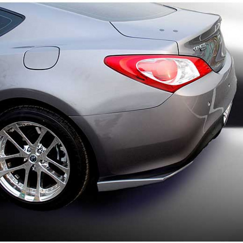  Накладки-элероны на задний бампер M&S Slider на Hyundai Genesis  1