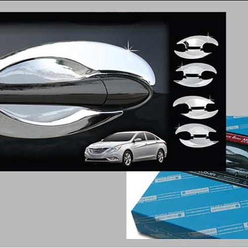 Молдинг ручек дверей Auto Clover Chrome на Hyundai Sonata 6 (YF)