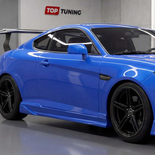 Накладки Warrior New на пороги Hyundai Tiburon Coupe GK