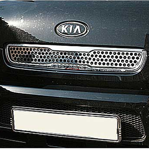 Вставка решетки радиатора Autoria Tigris на Kia Soul 1 поколение