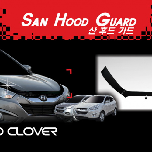 Дефлектор капота Auto Clover B 030 San на Hyundai ix35