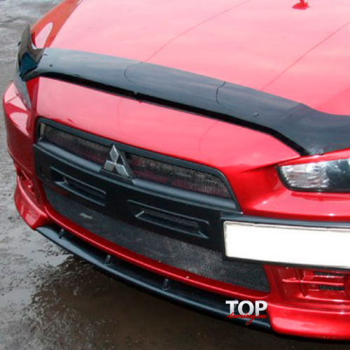 Ноздри в передний бампер R-art (ДОРЕСТАЙЛИНГ) на Mitsubishi Lancer 10 (X)