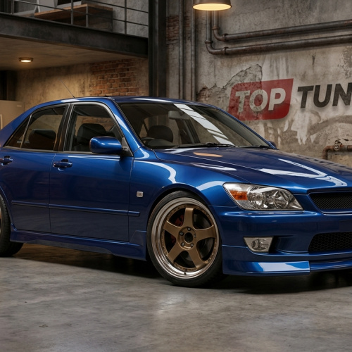 Передняя юбка в стиле WALD на Toyota Altezza is200