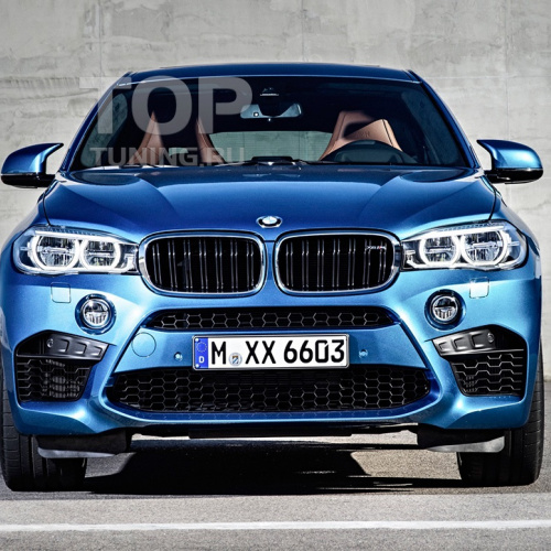 Ноздри в передний бампер Рестайлинг (F86) на BMW X6 F16