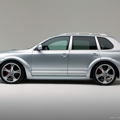 Накладки на пороги - Обвес T Art Magnum на Porsche Cayenne 955