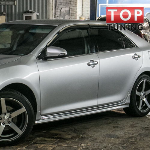 Накладки на пороги Modellista на Toyota Camry V50 (7)