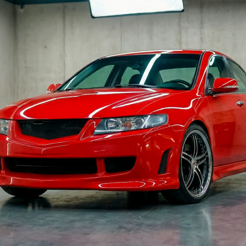 Передний бампер MGS на Honda Accord 7