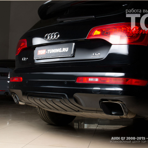 Юбка заднего бампера ABT на Audi Q7