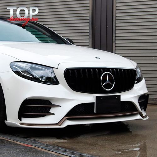Решетка радиатора Panamericana Black Edition для Mercedes E-klasse W213