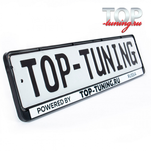 Установка номерной рамки