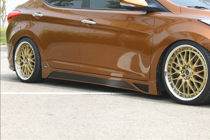 Тюнинг Hyundai Elantra MD пороги MyRide Тюнинг Hyundai Elantra MD