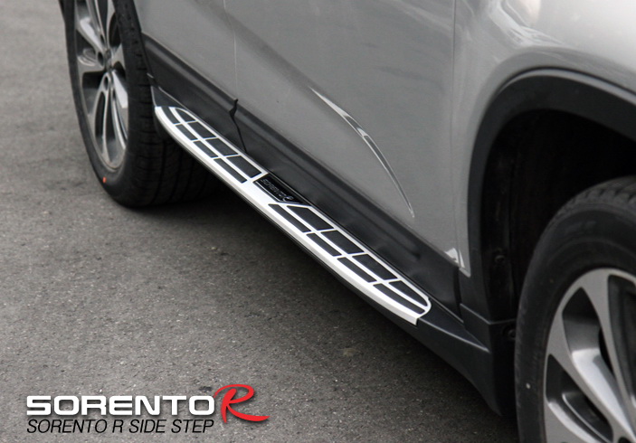 Тюнинг Kia Sorento 2 - Пороги Mobis Пороги - подножки на Kia Sorento 2009?н.в.