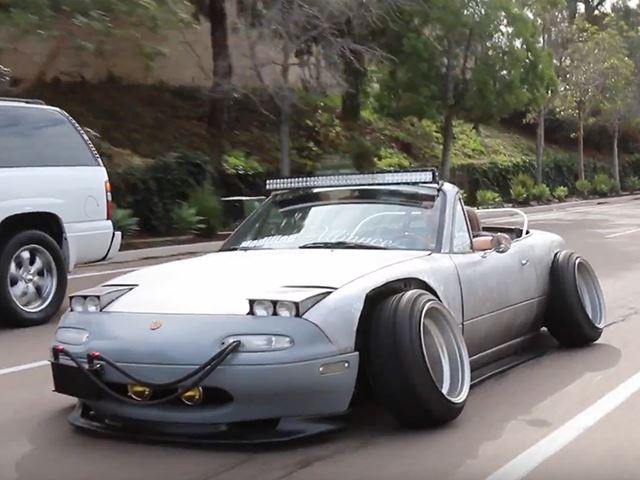 Сомнительный тюнинг Mazda Miata - видео