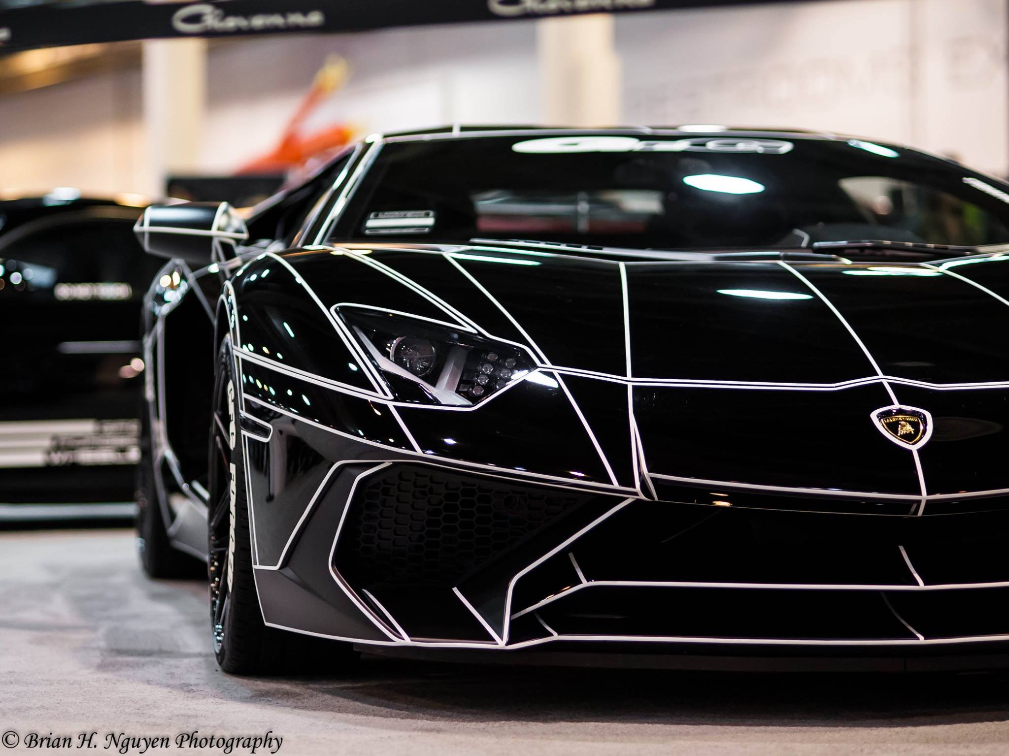 Black Tron Lamborghini Aventador от Giovanna Wheels