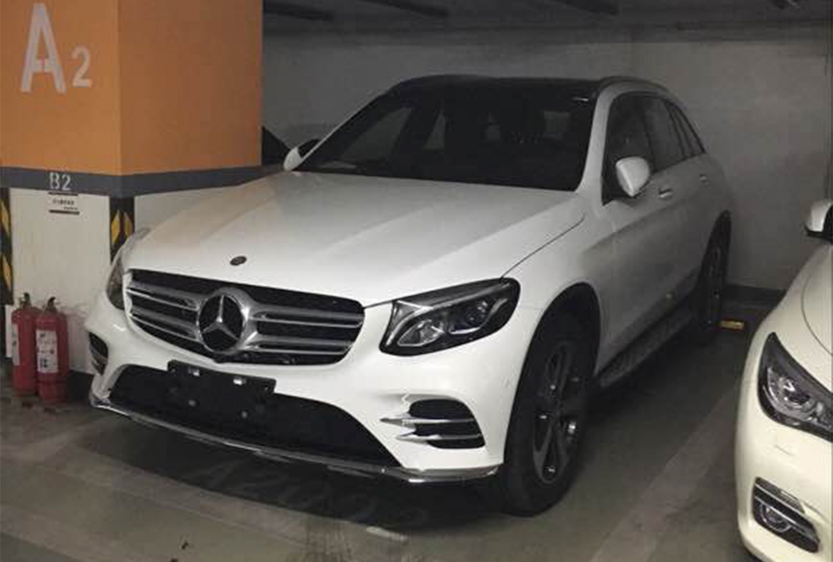 8167 Хромированные молдинги переднего бампера Epic 2017+ на Mercedes GLC X253