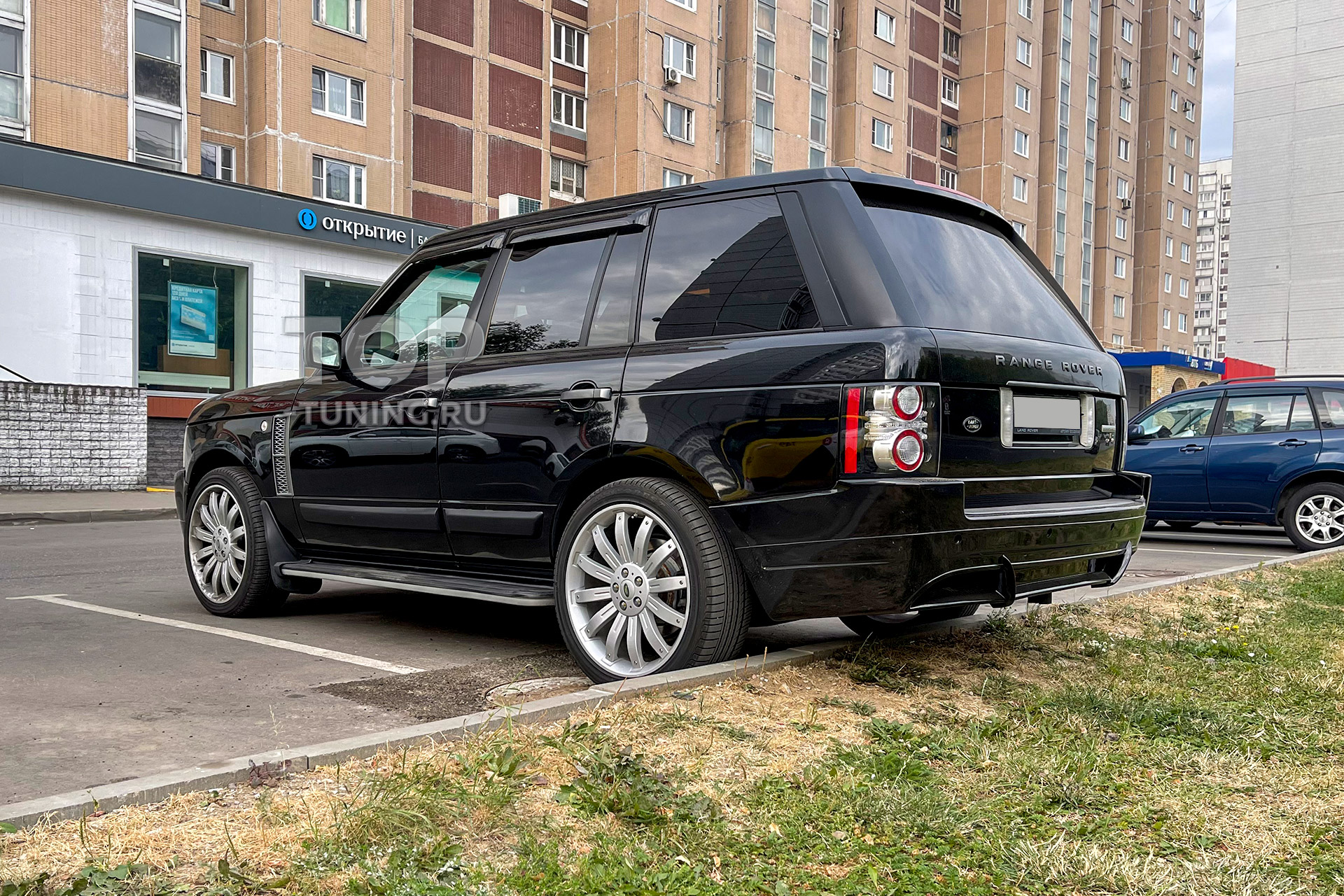 1000 Накладка на задний бампер - обвес WALD на Land Rover Range Rover Vogue 3 Тюнинг Рендж Ровел 3 – обвес Валд – Юбка заднего бампера