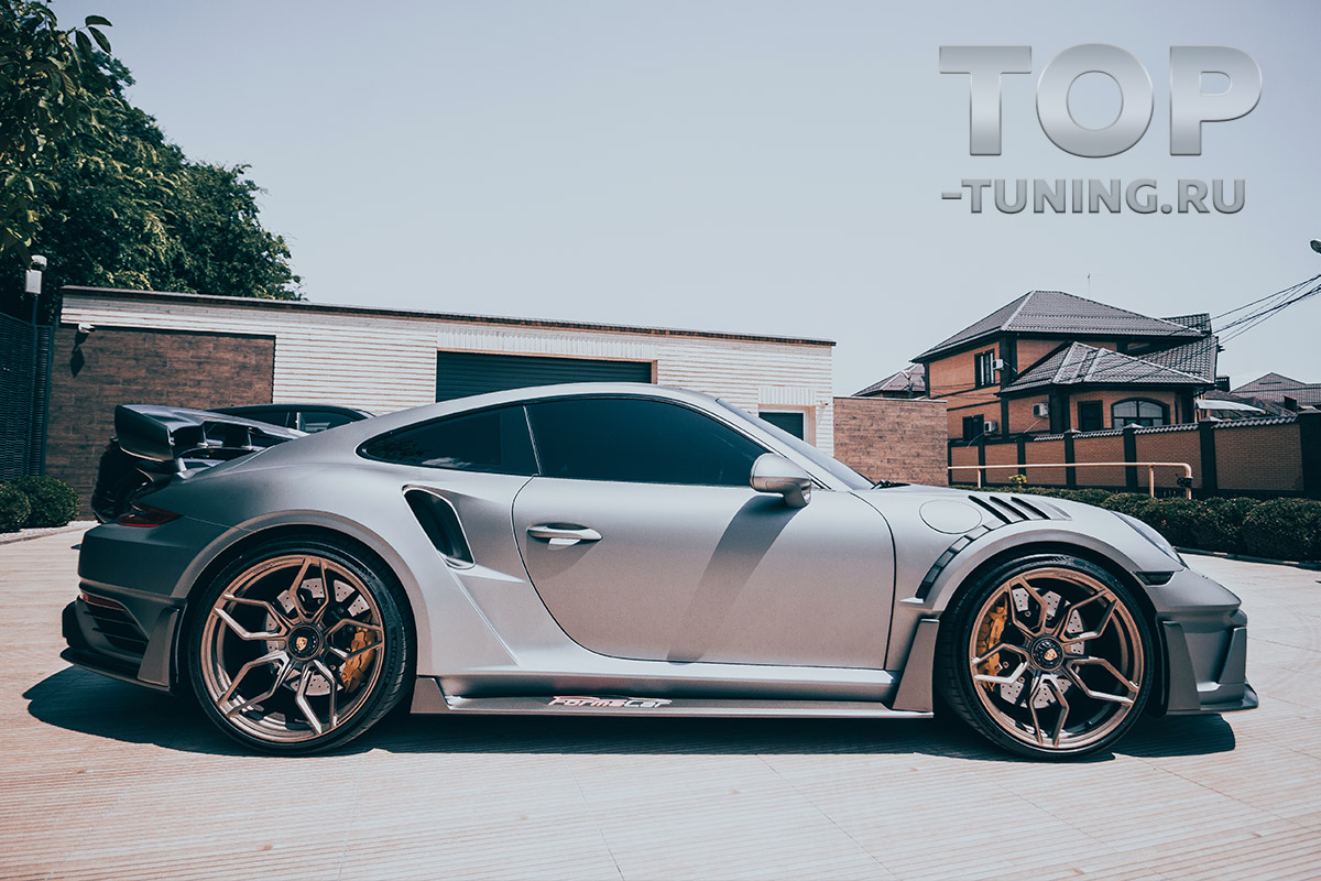 10359 Сплиттеры Venom для порогов Porsche 911 (991)