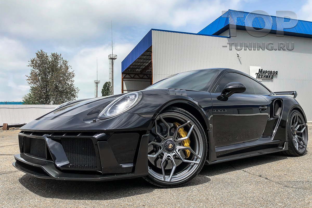 ТЮНИНГ ПОРШЕ 911 (991 КУЗОВ, 2011 - 2017) СПЛИТТЕРЫ ПОРОГОВ - ОБВЕС VENOM