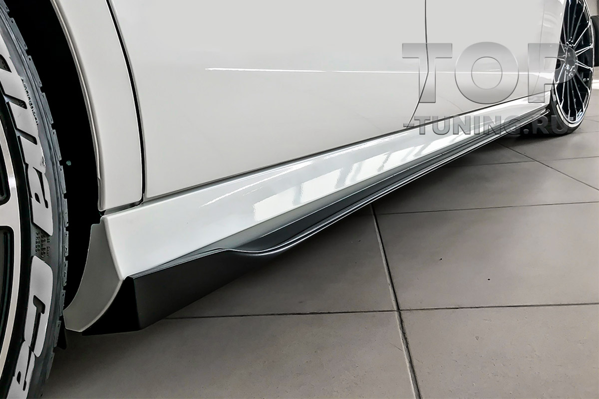 ТЮНИНГ ДЛЯ МЕРСЕДЕС Е КЛАСС W213 (СЕДАН; 2016+) СПЛИТТЕРЫ НА ПОРОГИ ОБВЕС F-PROJECT