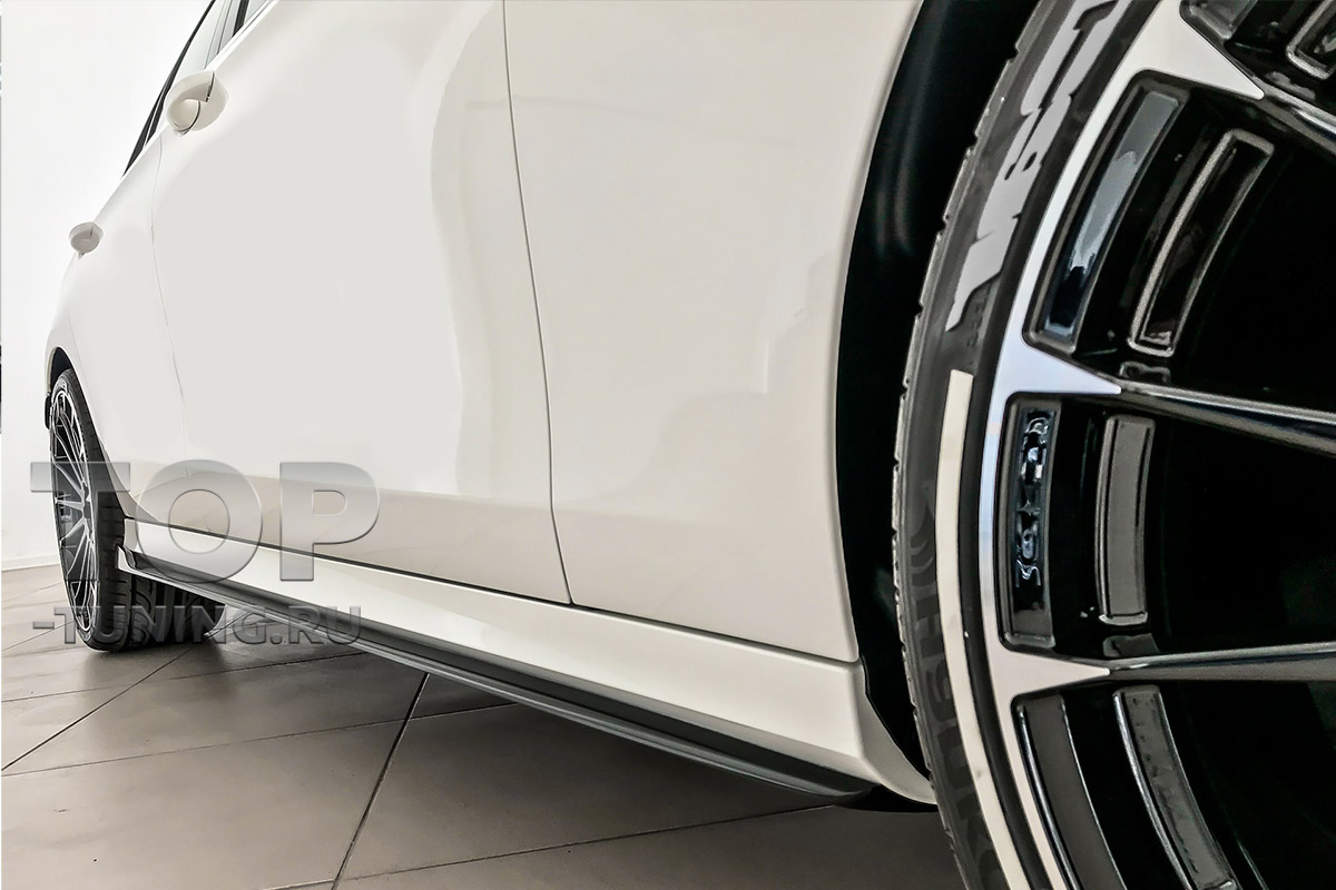 10377 Накладки на пороги F-Project для Mercedes E-class W213