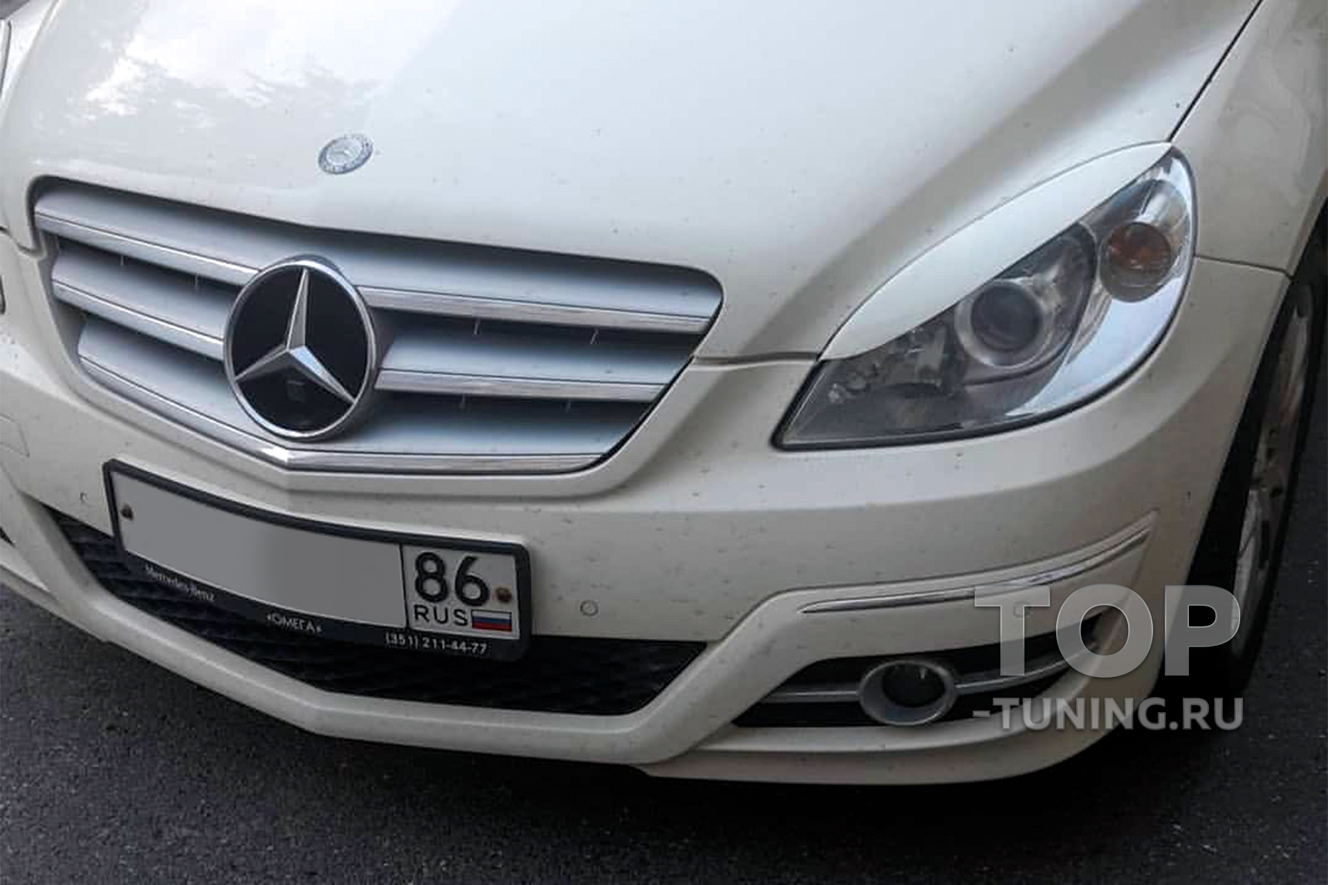 10434 Реснички на фары для Mercedes Benz B-class w245 
