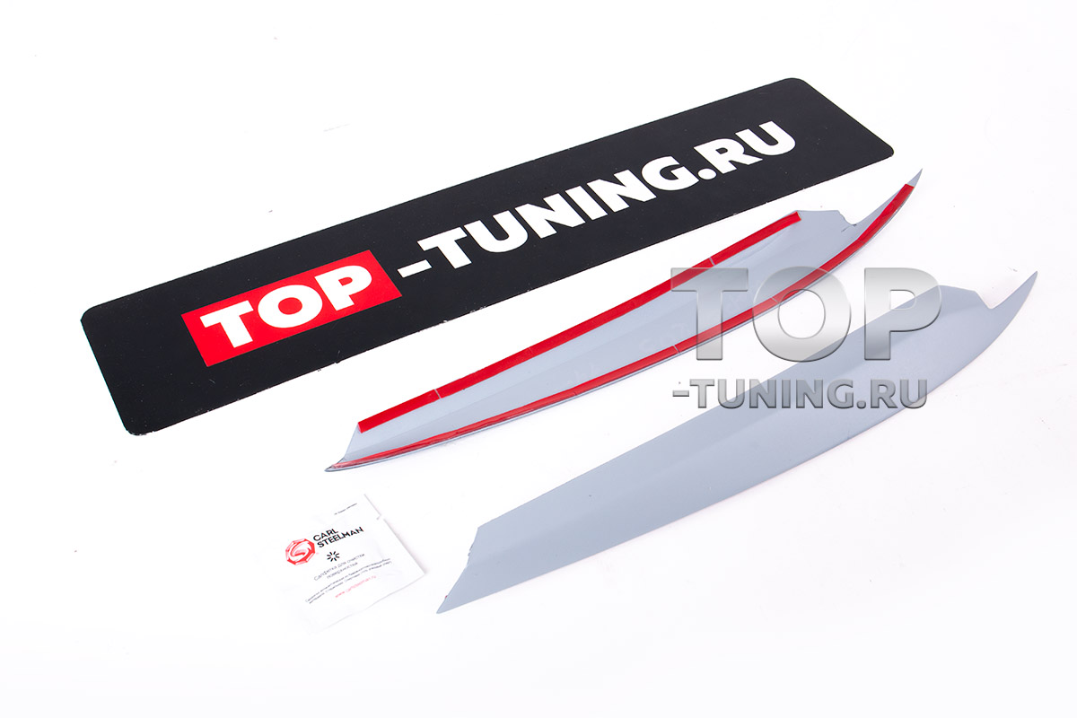 НАКЛАДКИ НА ПЕРЕДНИЕ ФАРЫ ДЛЯ МЕРСЕДЕС С-КЛАСС (2014-2018; ДОРЕСТАЙЛИНГ) 