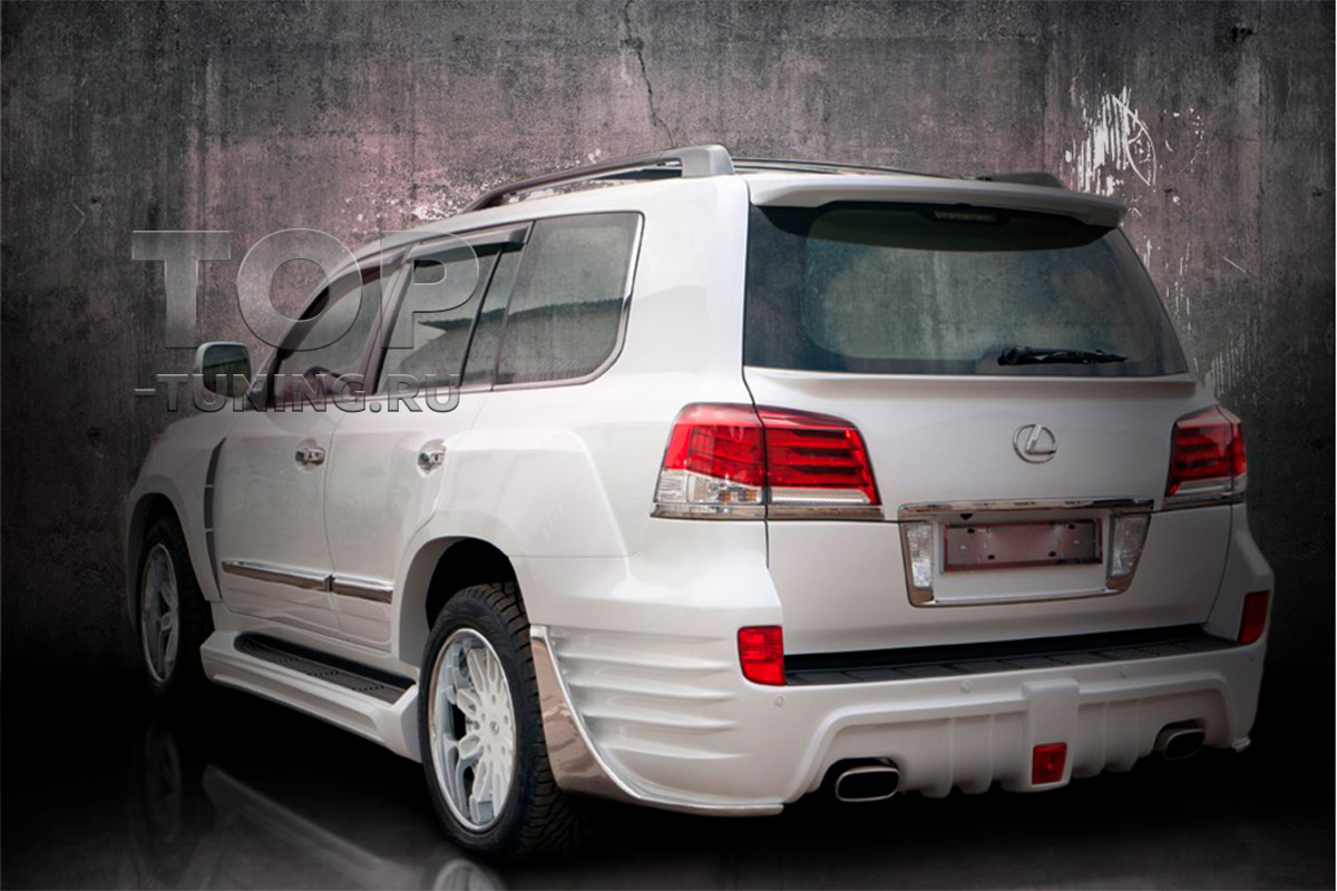 10542 Задний бампер с диффузором INVADER для Lexus LX570