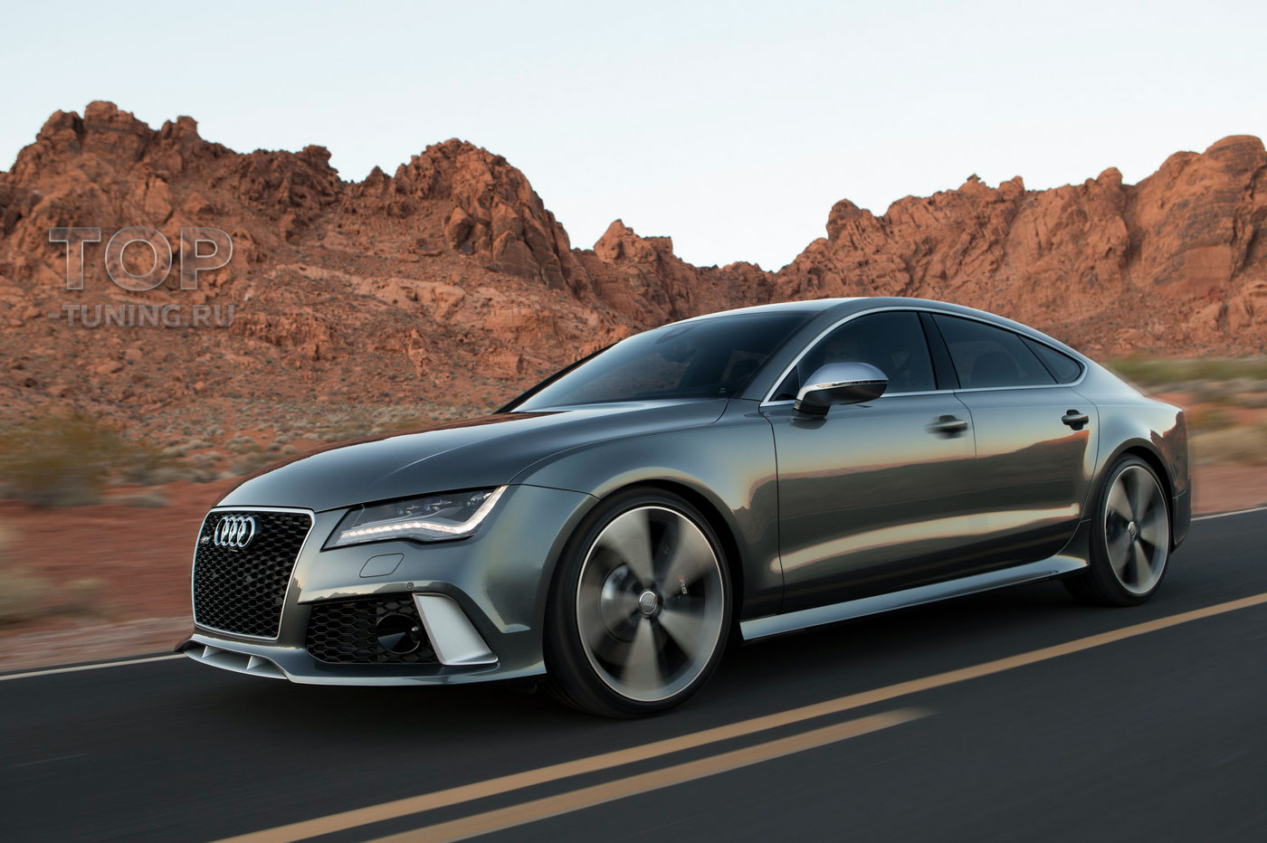 10659 Передний бампер RS7 для Audi A7 (4G) дорестайлинг