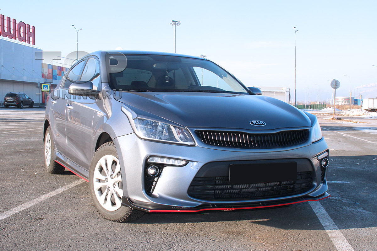 10706 Пороги Sport Line для Kia Rio 4