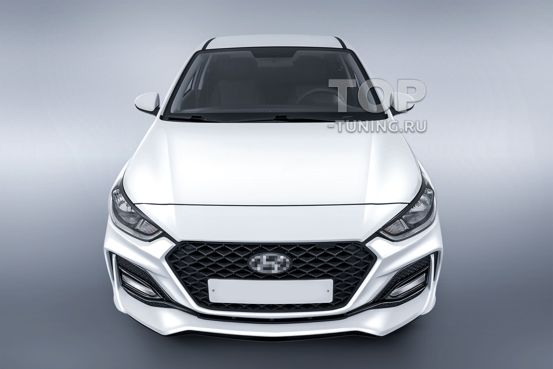 Передний бампер Stinger GT для Hyundai Solaris 2