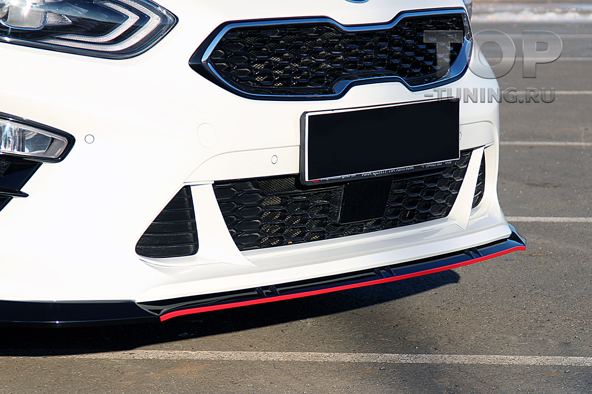 10746 Накладка Sport Line на отбойник на Kia Ceed 3