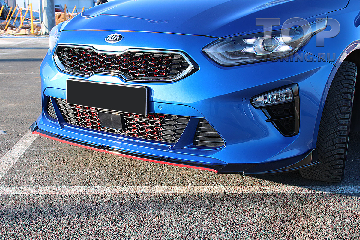 10746 Накладка Sport Line на отбойник на Kia Ceed 3