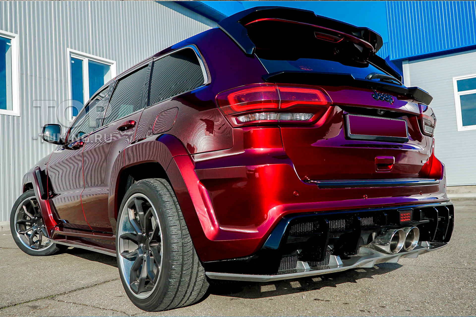 Тюнинг Гранд Чероки WK2 - обвес Titan Wide Body kit