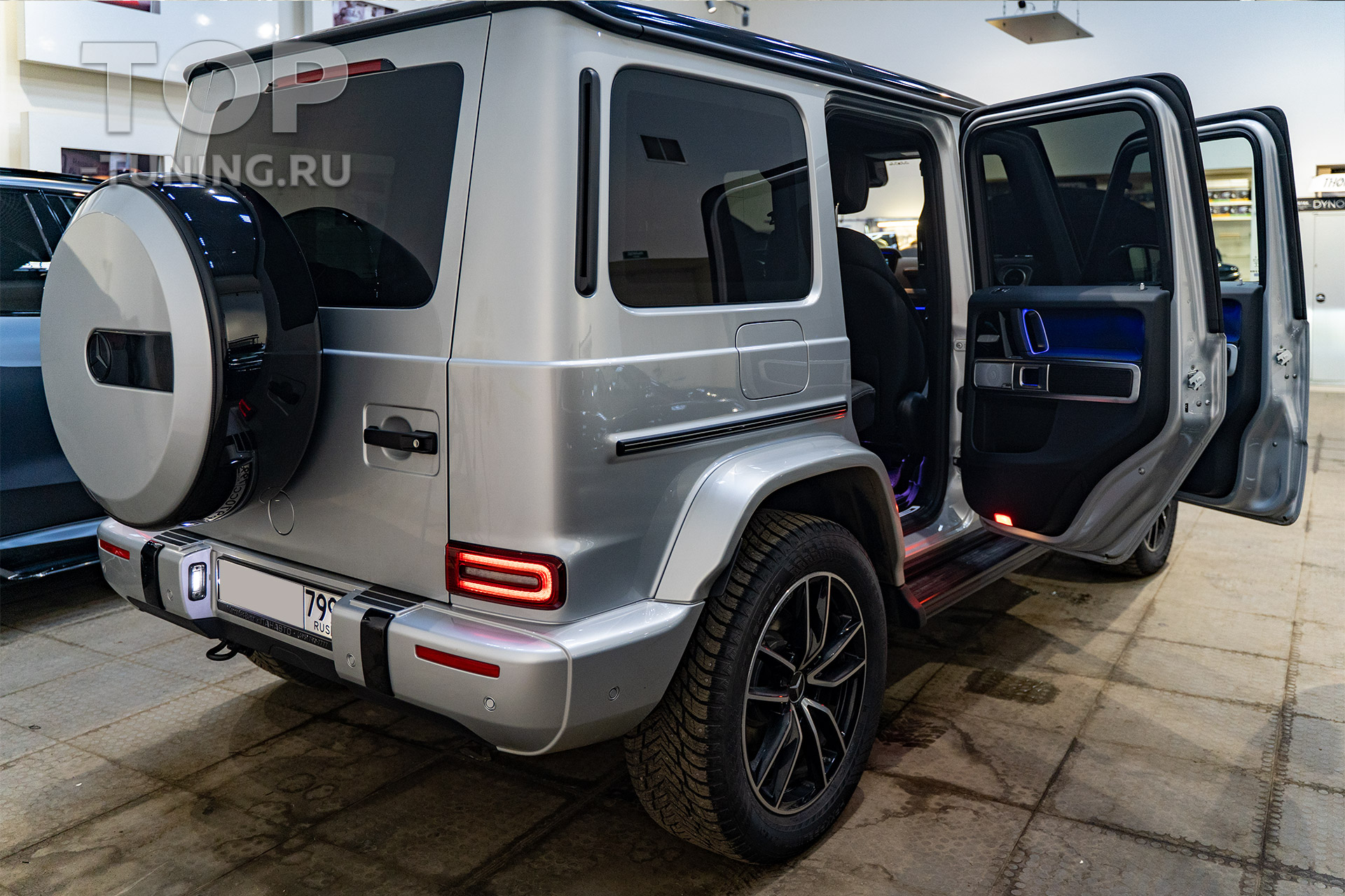 Бесштрыевые доводчики дверей для Мерседес-Бенц Гелендваген (новый кузов)